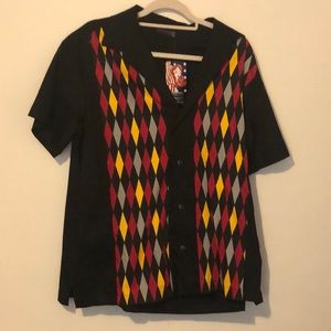 Pinup couture men’s bowling shirt